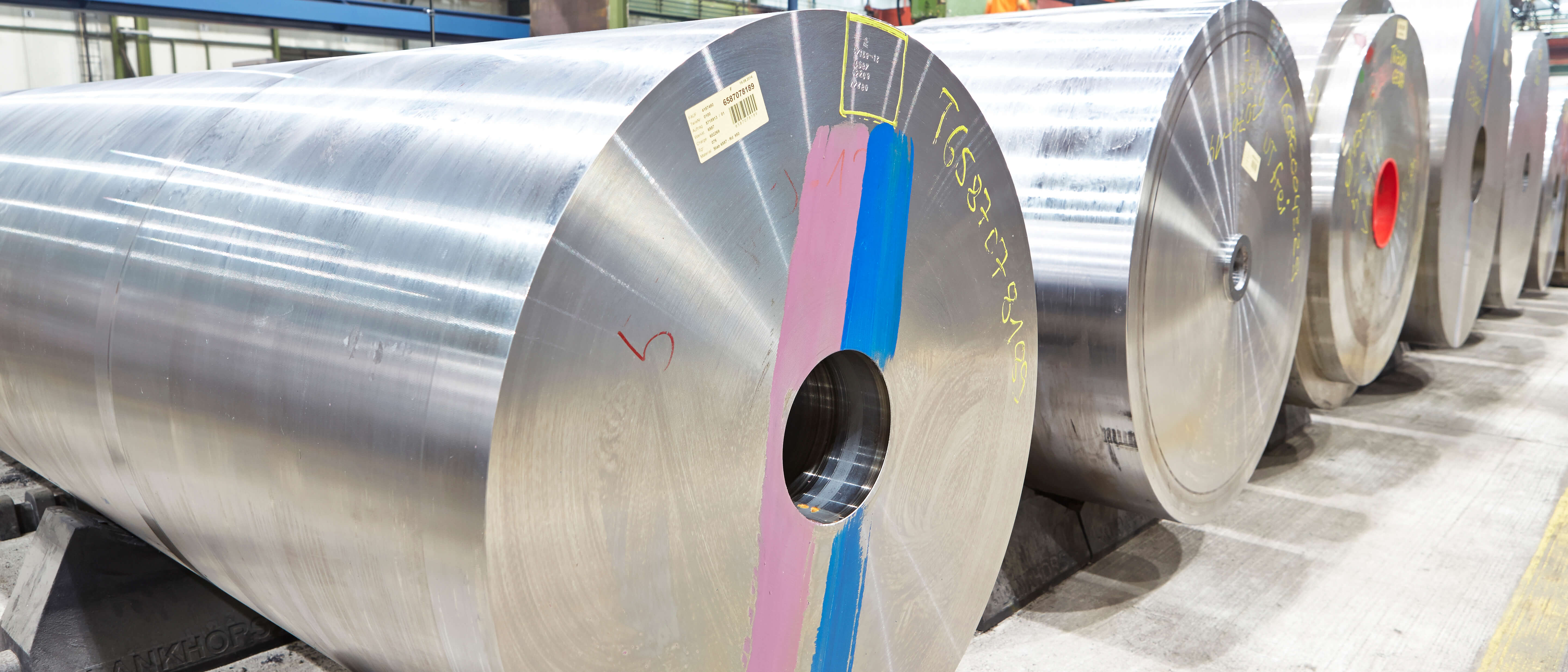 rolls of stainless steel